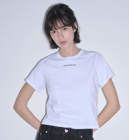 Mardi Mercredi Essential Logo T-Shirt (White)