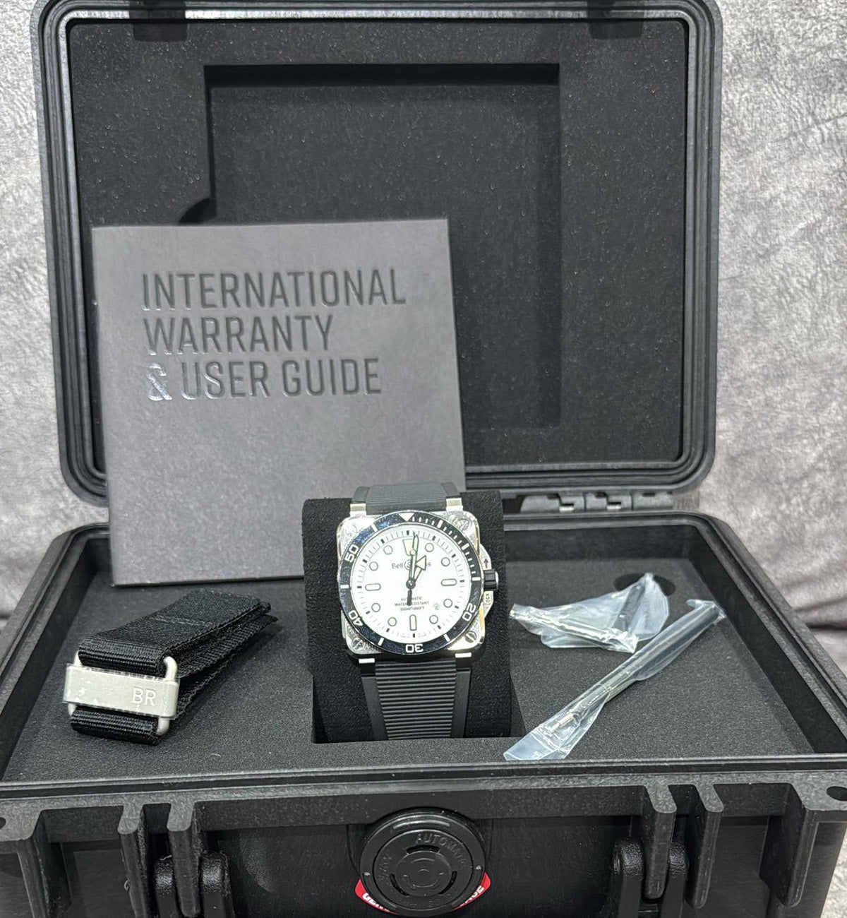 [Pre-Used] Bell & Ross Diver Watch BR03-92 White Dial