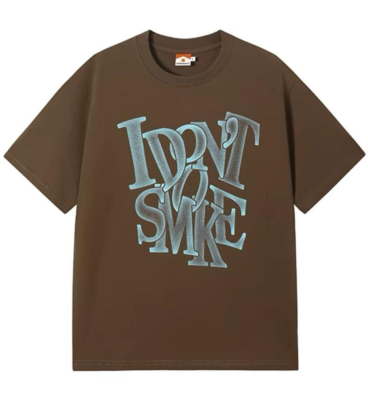 I Don't Smoke Rumble Logo T-Shirt (Brown)