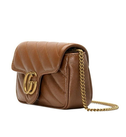 Gucci Marmont Hand Bag (Brown)