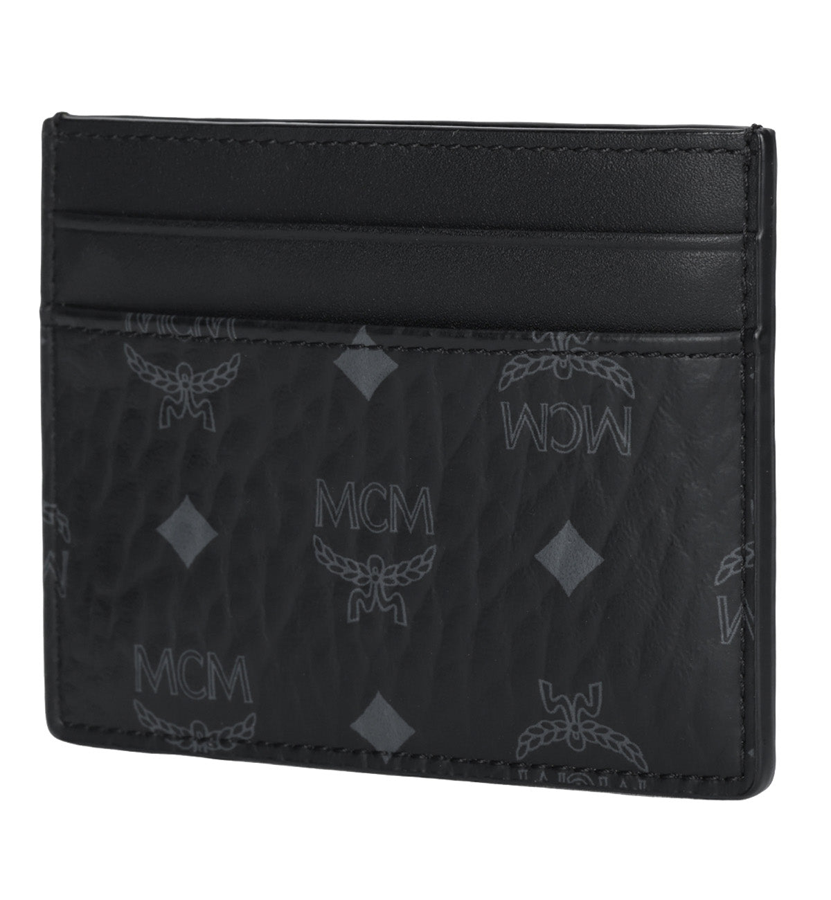 MCM Mini Aren Card Case Visetos Black