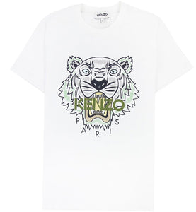 KENZO Icon Tiger T-shirt - White/Green