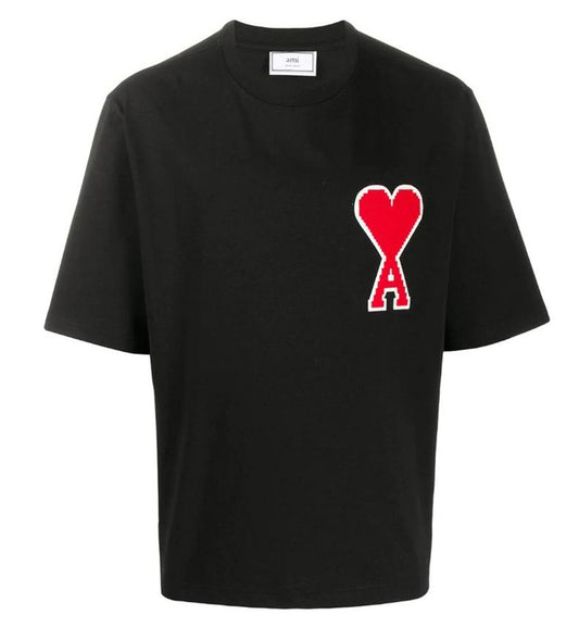 Ami Big Love Logo T-Shirt (Black)
