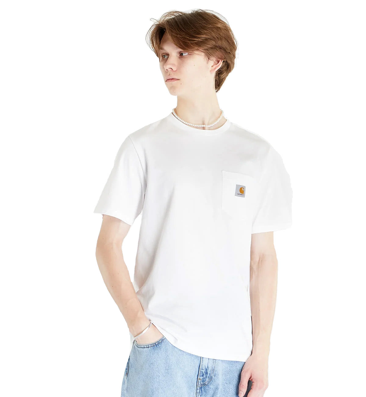 Carhartt Pocket Short Sleeve Tee (White)