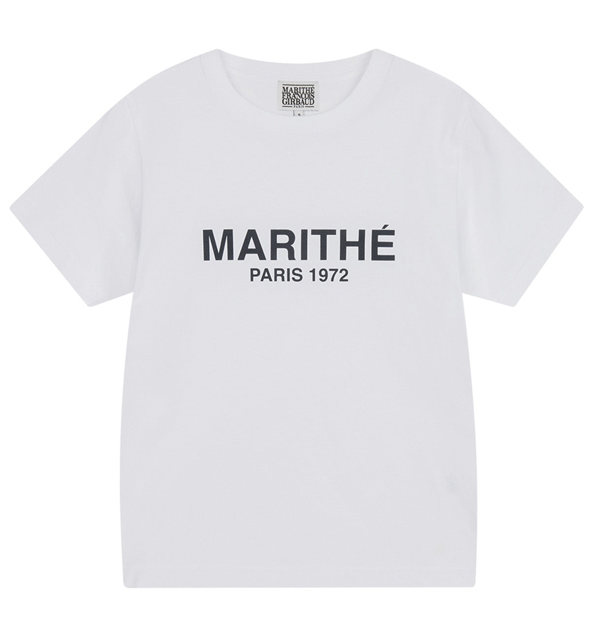 Marithe W Regular Logo T-Shirt (White)