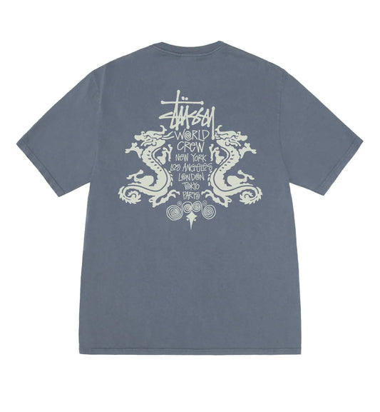 Stussy Double Dragon Tee (Navy)