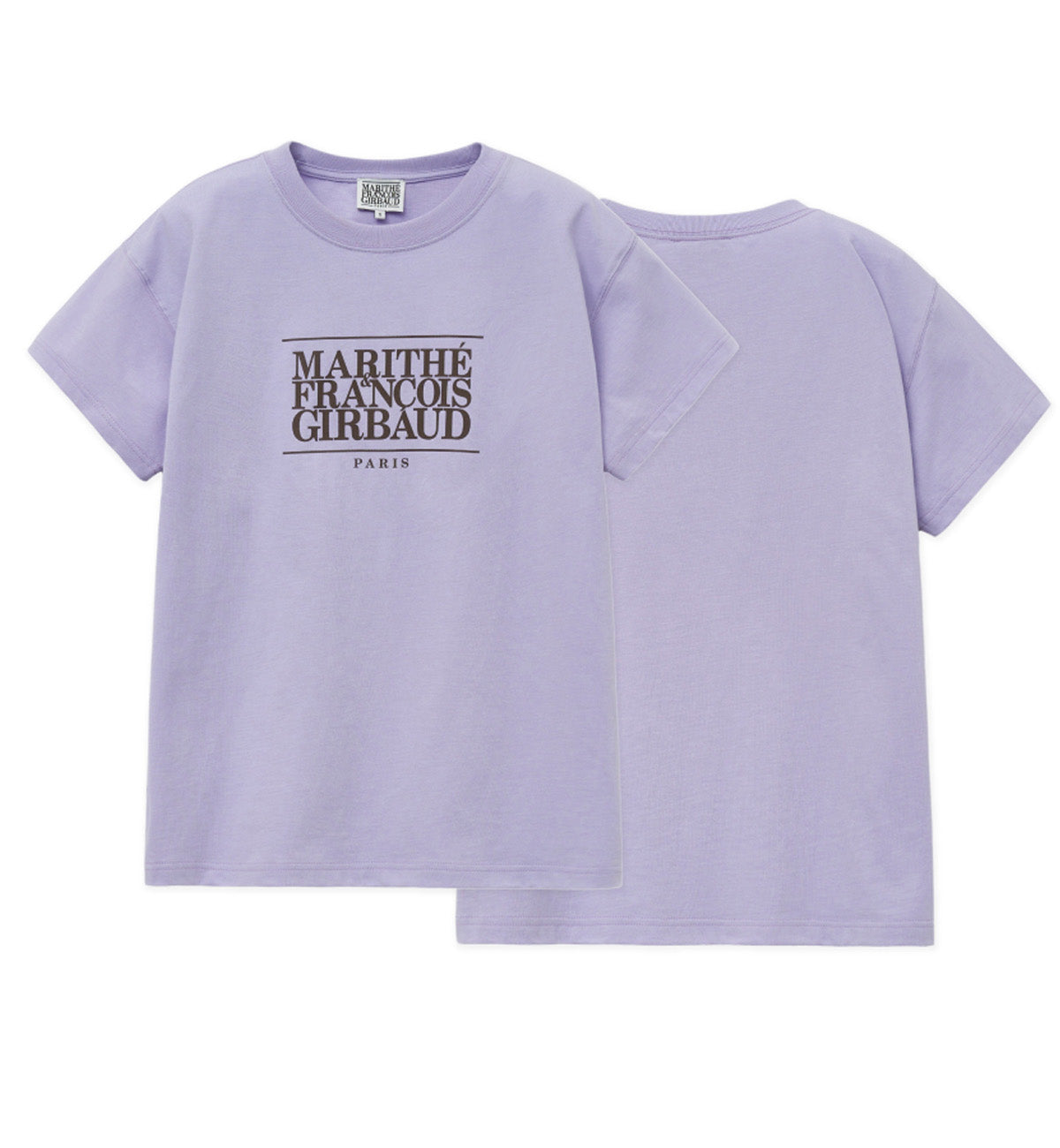 Marithe Classic Logo T-Shirt (Light Purple)