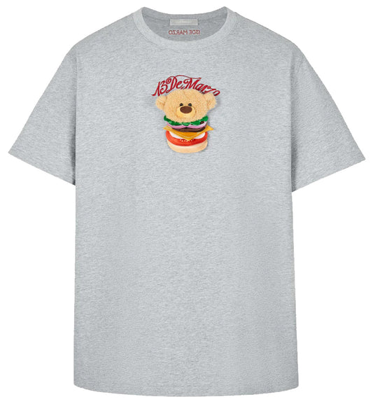 13DE MARZO Layered Hamburger T-Shirt (Grey)