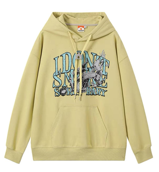 I Don't Smoke White Dragon Hoodie (Yellow)