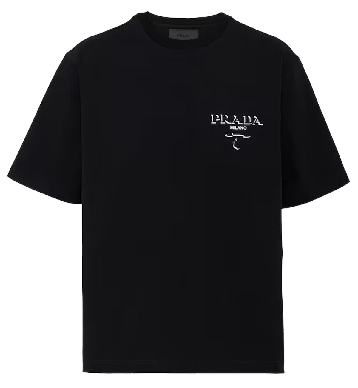 Prada Milano Cotton T-Shirt (Black)