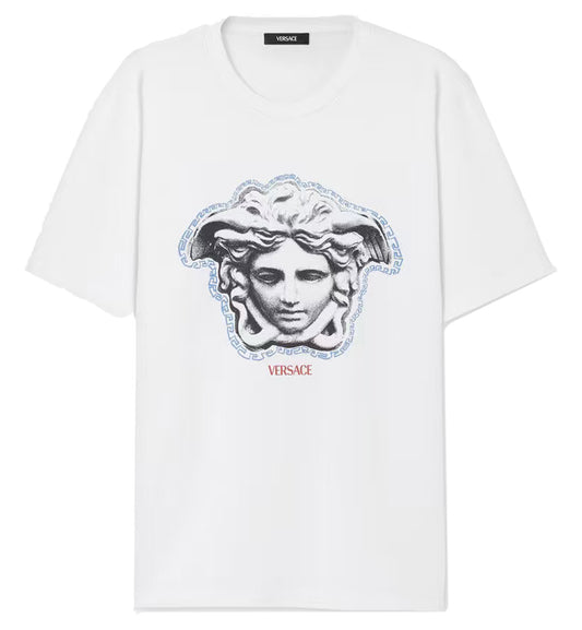 Versace Medusa Graphic T-Shirt (White)