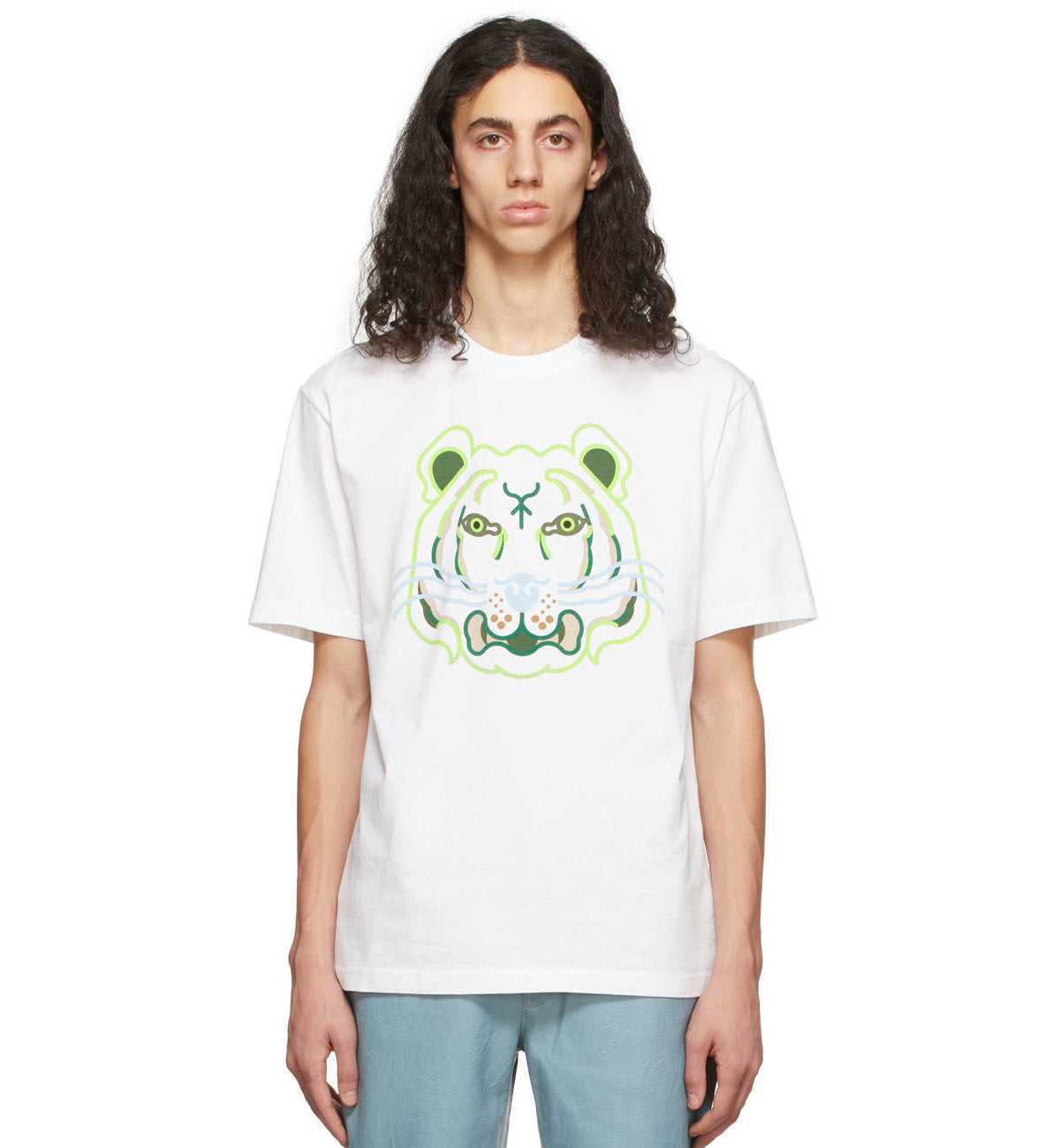 Kenzo K-Tiger Printed T-Shirt (White)