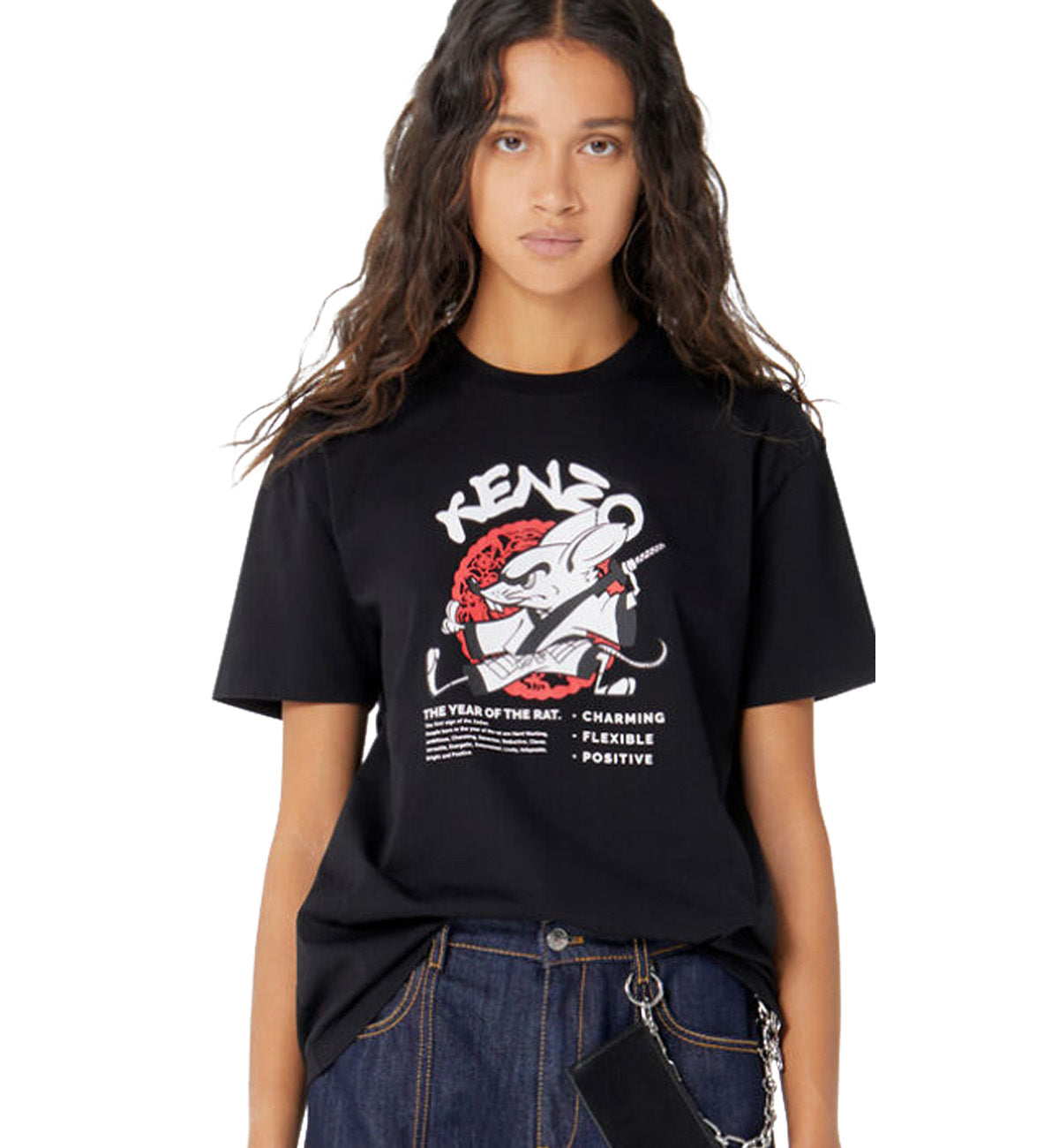 Kenzo Female Rat T-Shirt (Black)