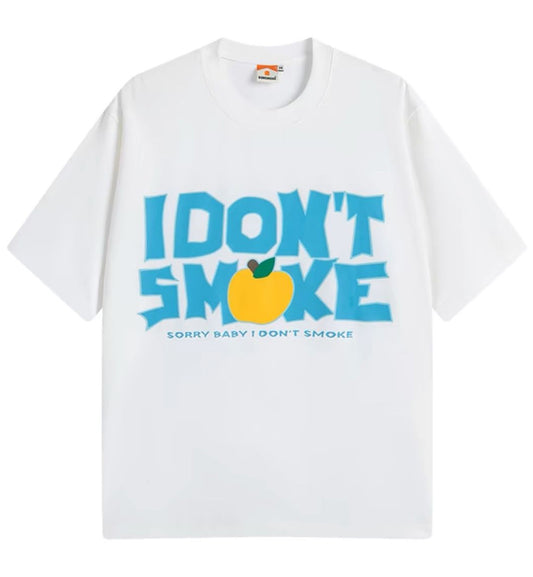 I Don't Smoke Fruit Logo T-Shirt (White)