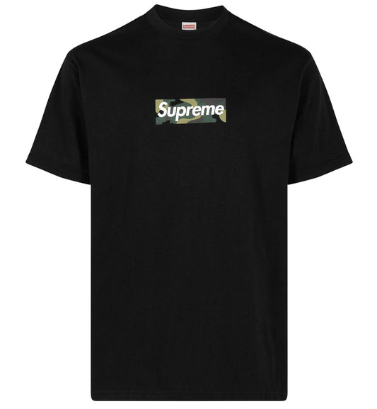Supreme Box Camo Logo T-Shirt (Black)