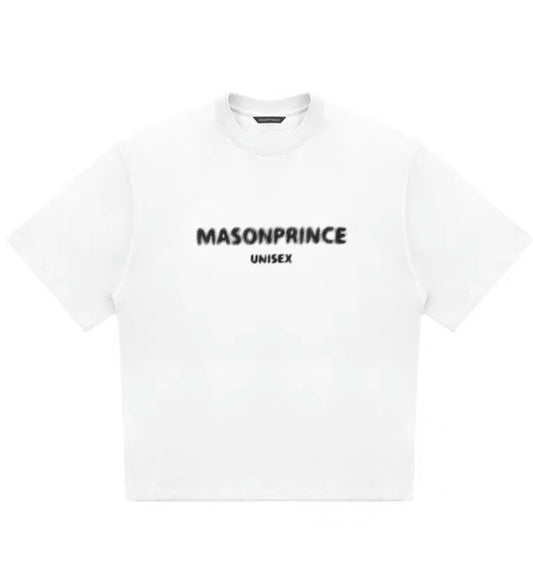 MASONPRINCE Unisex Basic Logo T-Shirt (White)