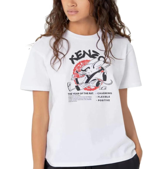 Kenzo Female Rat T-Shirt (White)