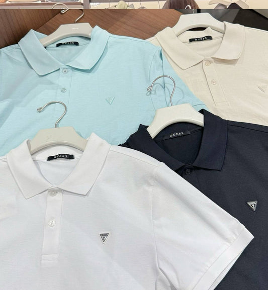 Guess Mini Triangle Basic Polo Shirt