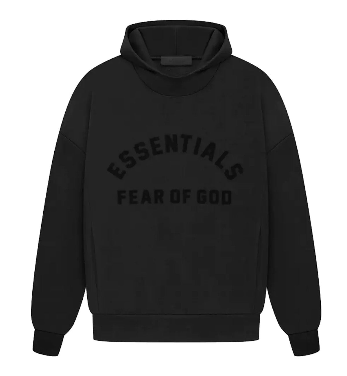 Fear of God - Essentials Hoodie SS23 (Jet Black Bonded)