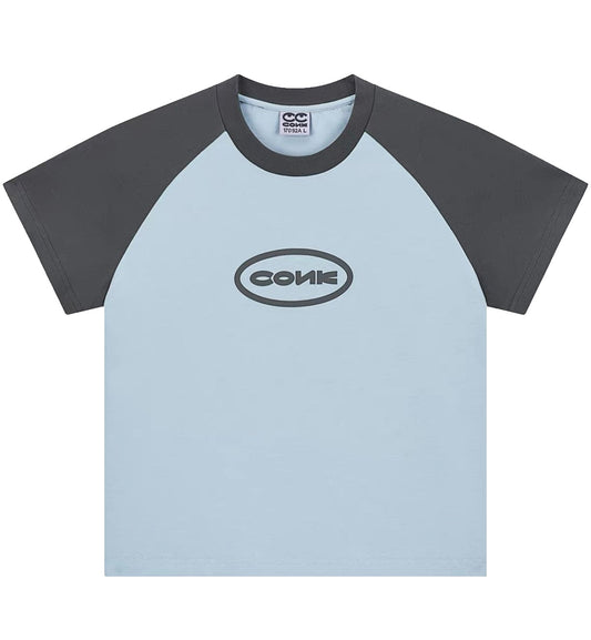 Conklab Round Conk Logo T-Shirt (Cyan)