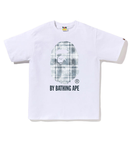 Bape Bleached Check T-Shirt (White)