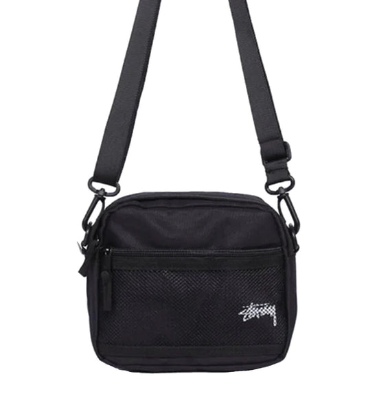 Stussy - Middle Sling Bag in Black