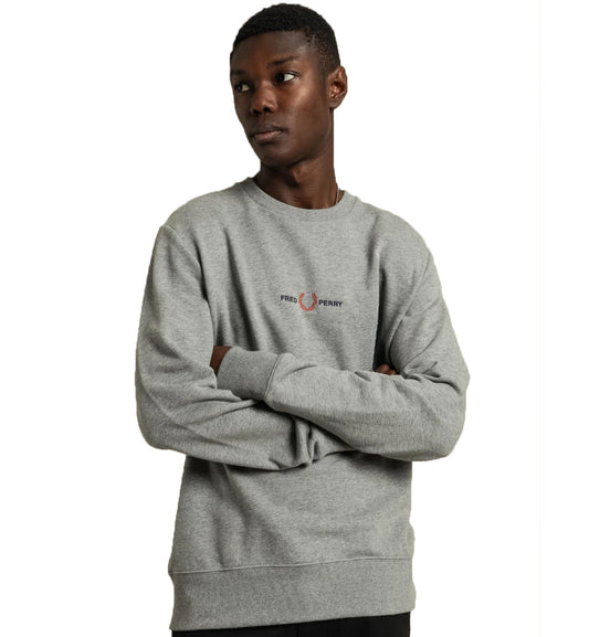 Fred Perry Graphic Sweatshirt (Grey)