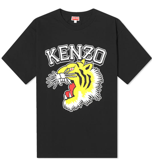 Kenzo Large Varsity Tiger T-Shirt (Black)