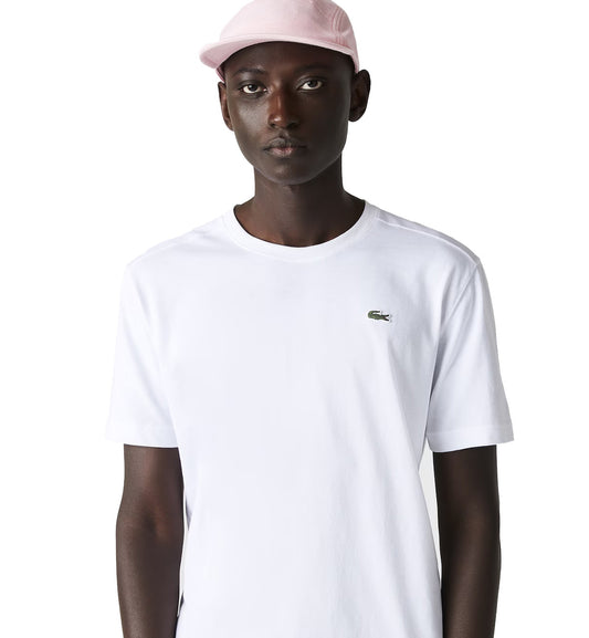 Lacoste Round Neck Small Logo T-Shirt (White)