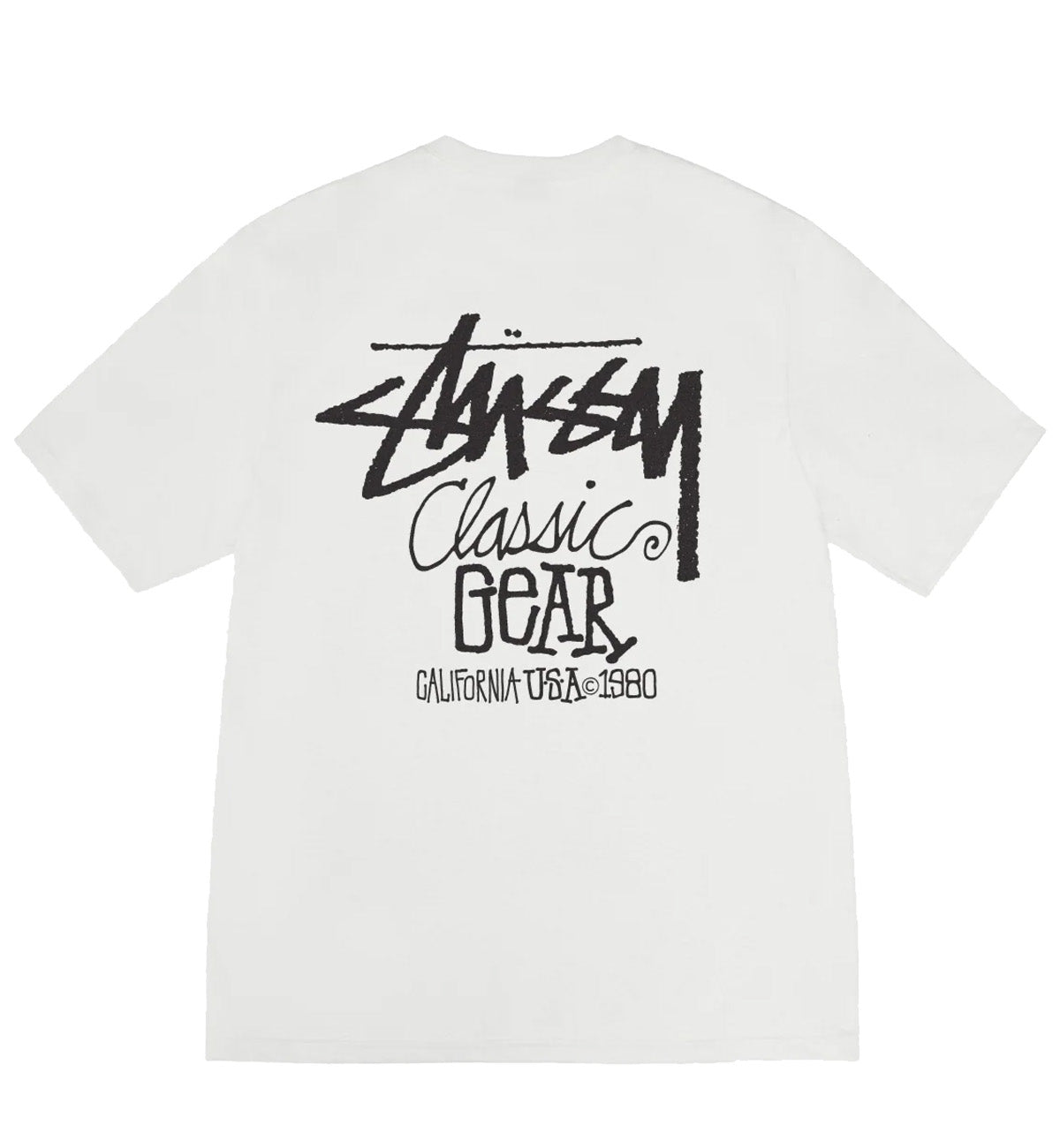 Stussy Classic Gear Tee (White)