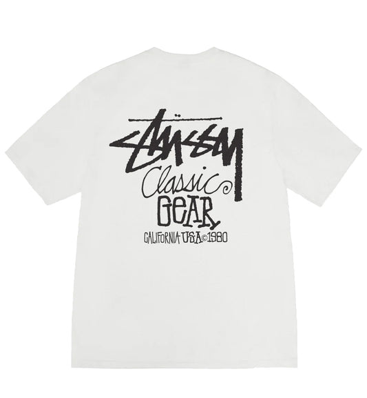 Stussy Classic Gear Tee (White)
