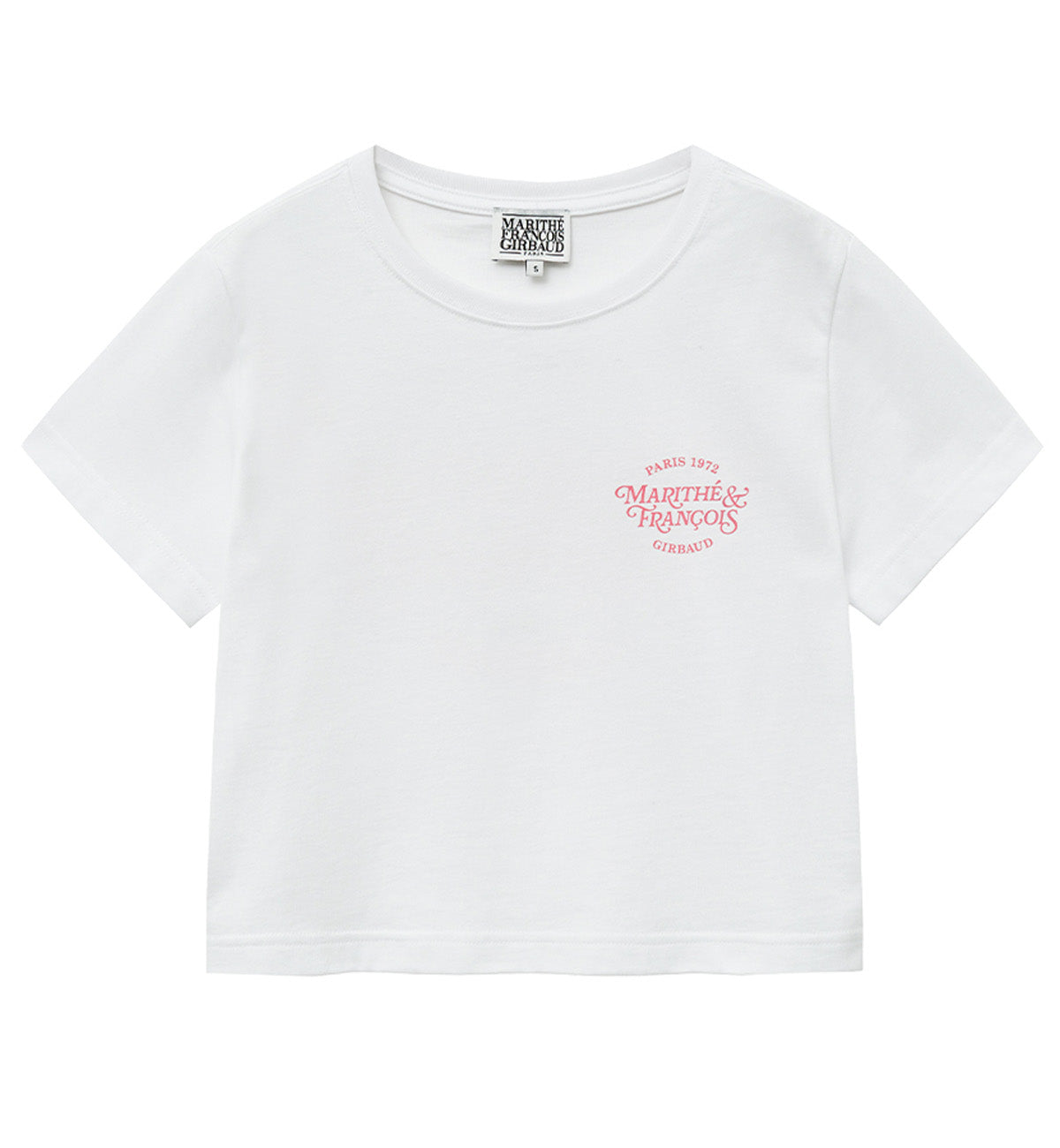 Marithe W Aerocool Mellow Crop T-Shirt (White)