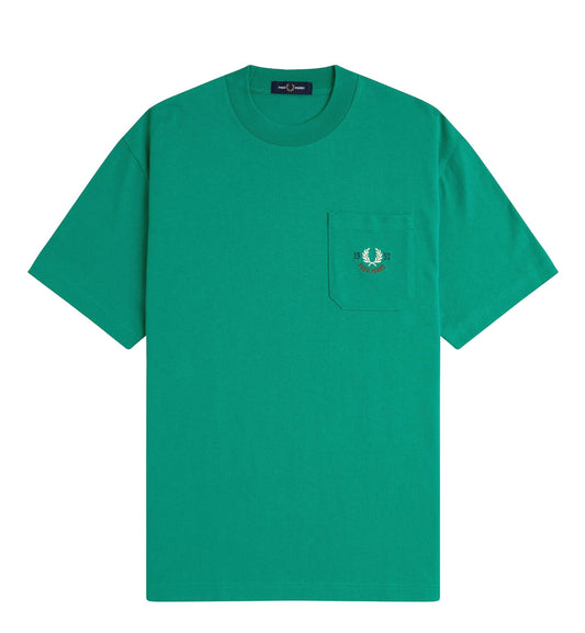 Fred Perry Relax Pocket T-Shirt (Green)