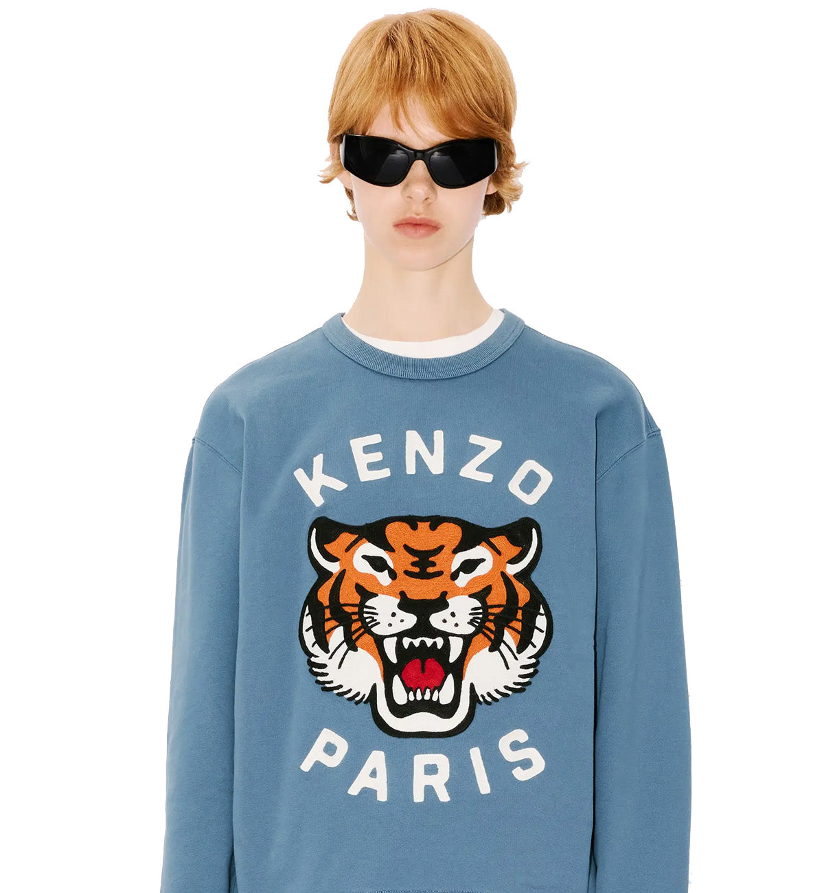 Kenzo Lucky Tiger Sweatshirt (Light Blue)