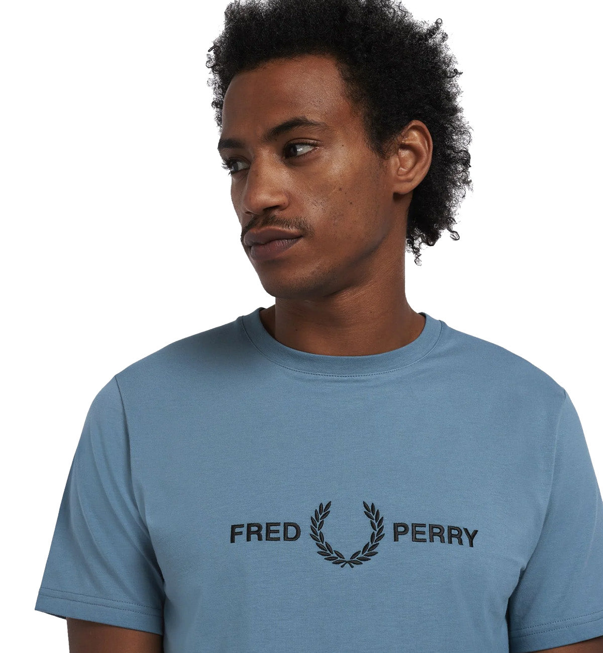 Fred Perry Small Logo Blue T-Shirt 2023 (Blue)