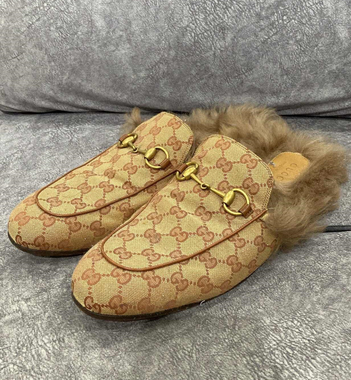[Pre-Used] Gucci Loafer Princetown Slip Brown