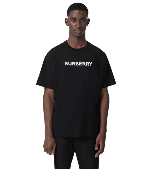 Burberry Logo Cotton Oversized T-Shirt SS22 (Black)