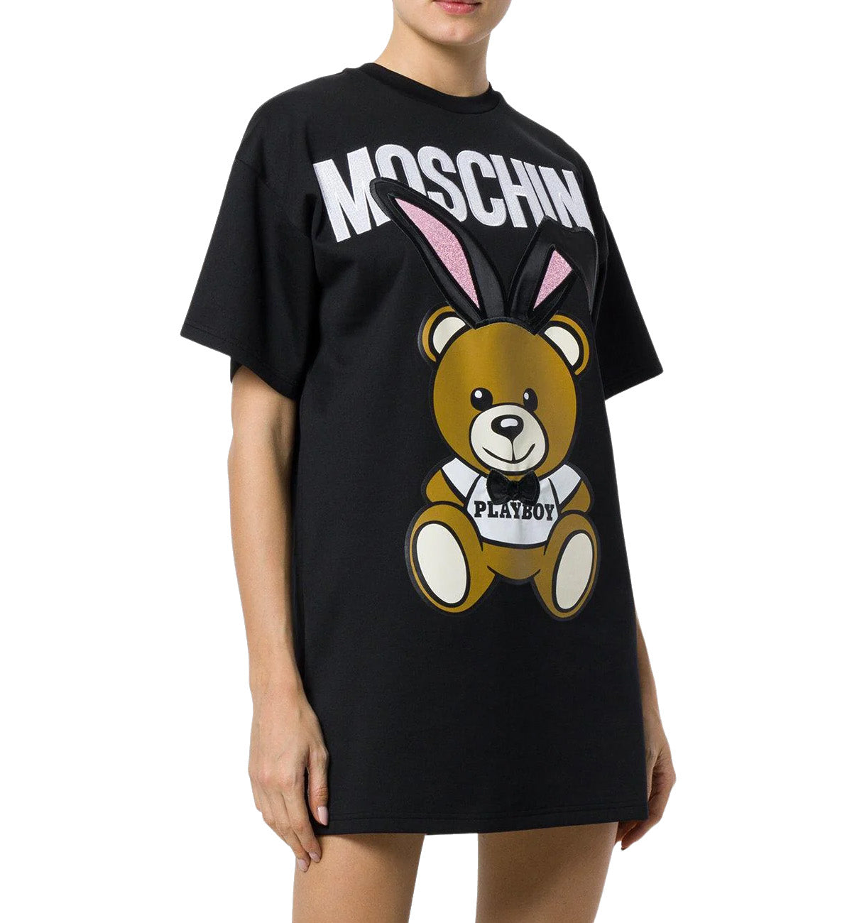 Moschino Playboy Bear T-Shirt (Black)
