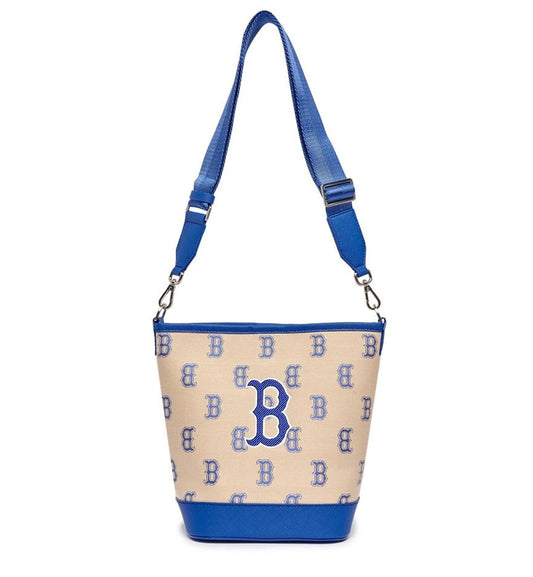 MLB Monogram Bucket Bag Boston Redsox