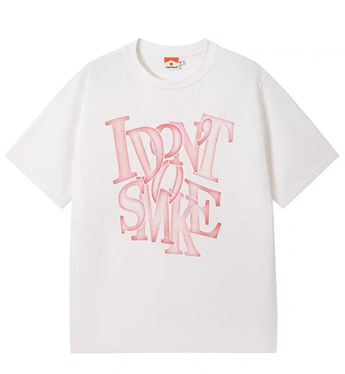 I Don't Smoke Rumble Logo T-Shirt (White)