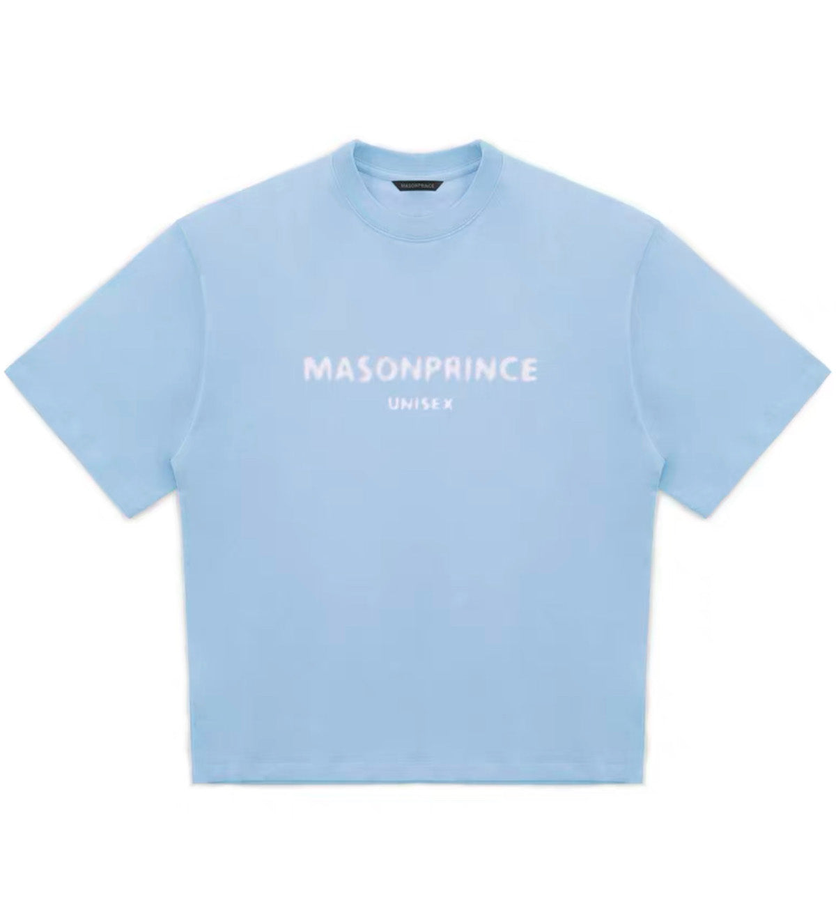 MASONPRINCE Unisex Basic Logo T-Shirt (Cyan)