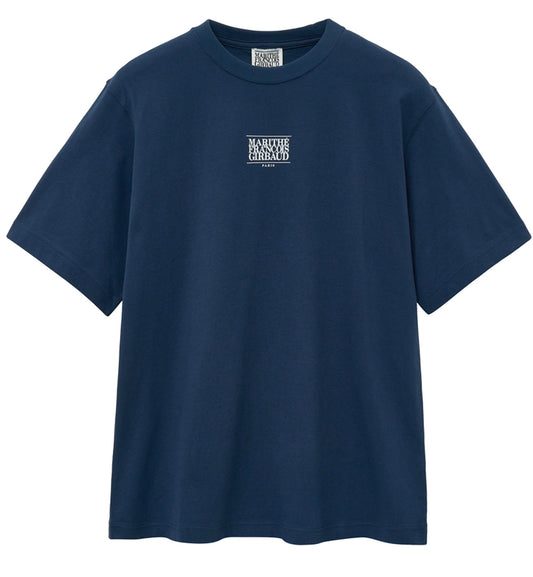 Marithe Small Classic Logo T-Shirt (Navy)