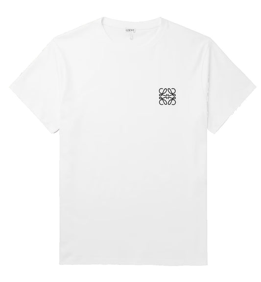 Loewe Anagram Embroidered T-Shirt (White)