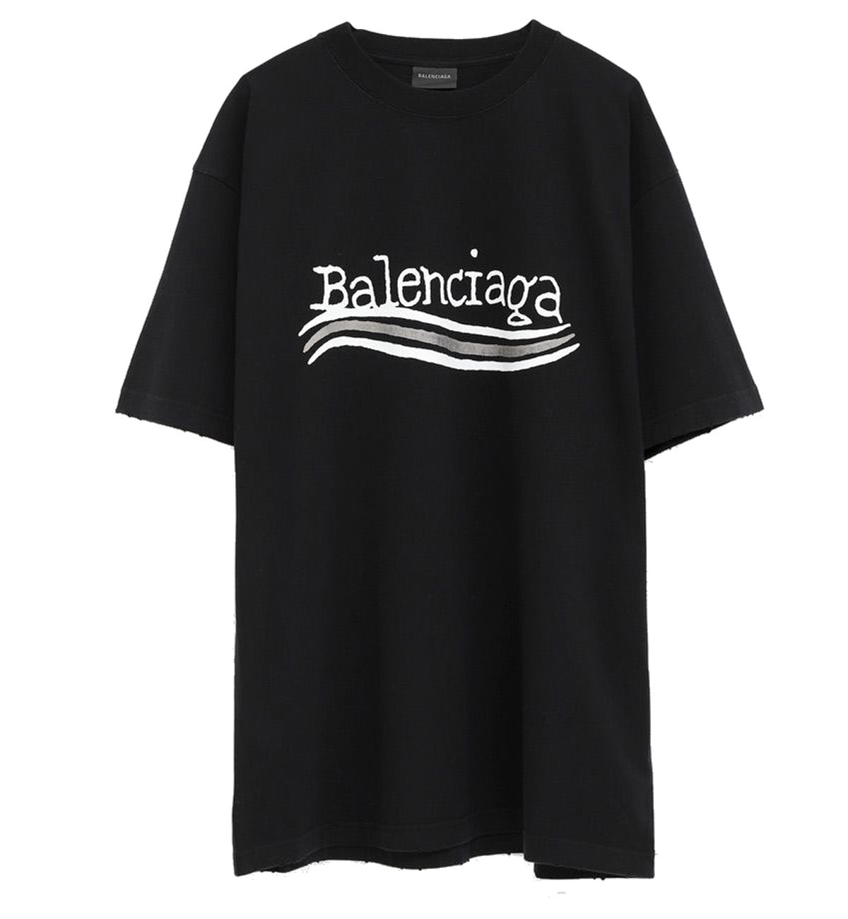 Balenciaga FW 23 Logo Printed Large-Fit T-Shirt