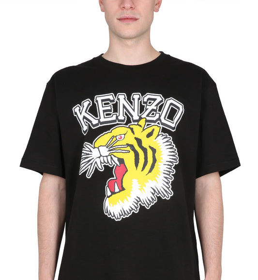 Kenzo Varsity Jungle Tiger Tee (Black)