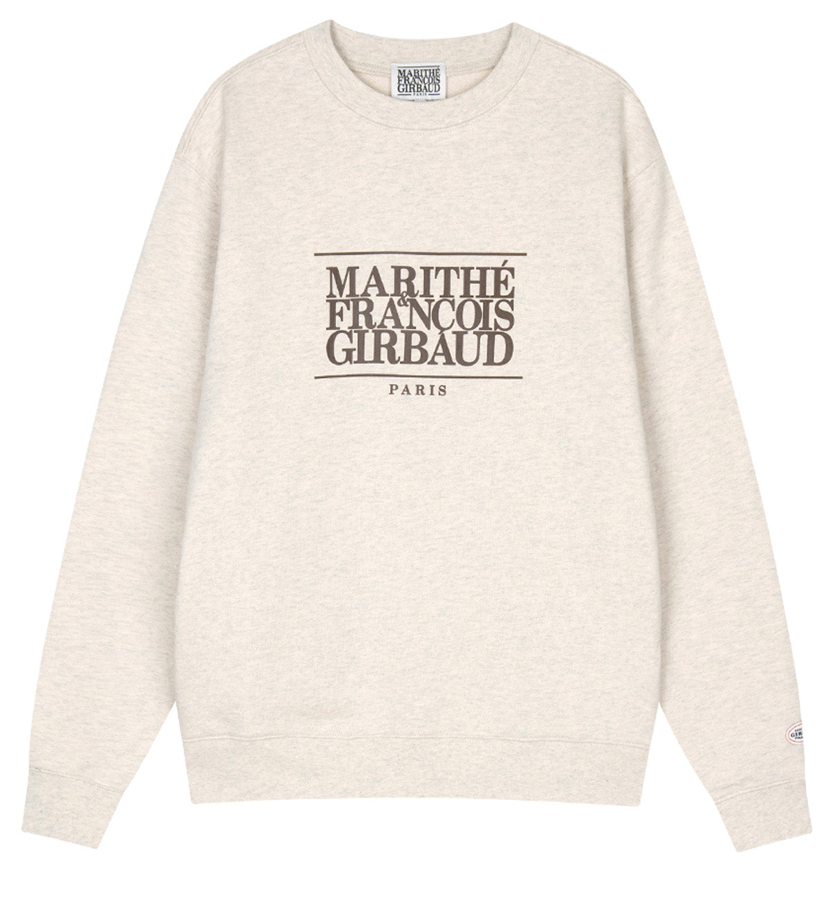 Marithe Classic Logo Sweatshirt (Oatmeal)