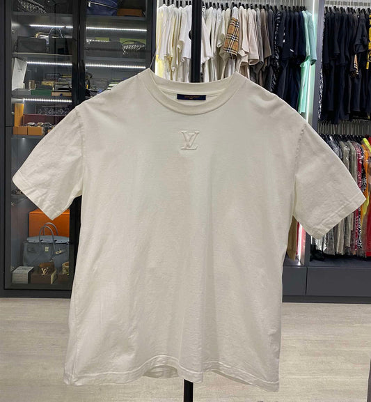 [Pre-Used] LV White Chest Logo T-Shirt