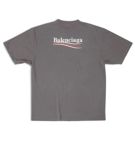 Balenciaga Embroidered T-Shirt (Grey)