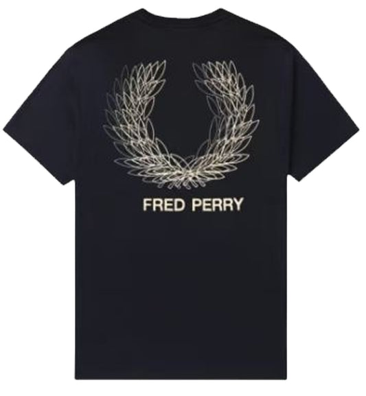 Fred Perry Shading Laurel Wreath T-Shirt (Black)