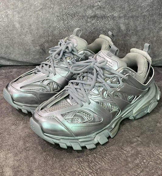 [Pre-Used] Balenciaga Track Metallic Silver